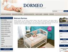 Tablet Screenshot of dormeomatrace.cz
